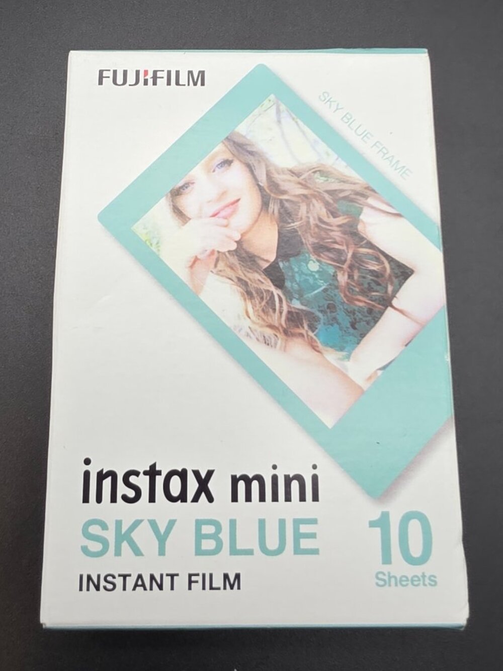 Fujifilm Instax Mini Instant Film- Sky Blue, 10 exposures exp 9/2018 NEW